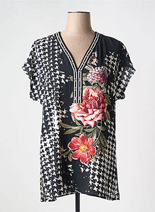 T-shirt noir FEMMES JE VOUS AIME pour femme