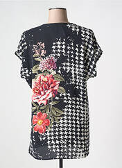 T-shirt noir FEMMES JE VOUS AIME pour femme seconde vue