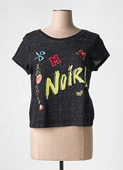 T-shirt noir MORGAN pour femme seconde vue