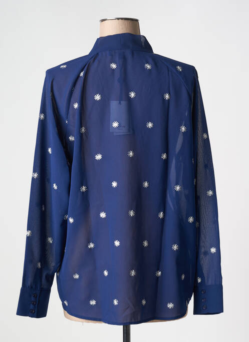 Blouse bleu NIZA pour femme