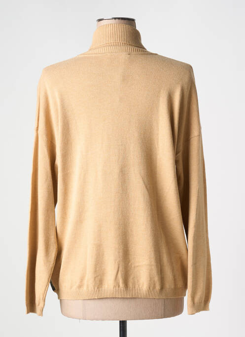 Pull col roulé beige EUGEN KLEIN pour femme