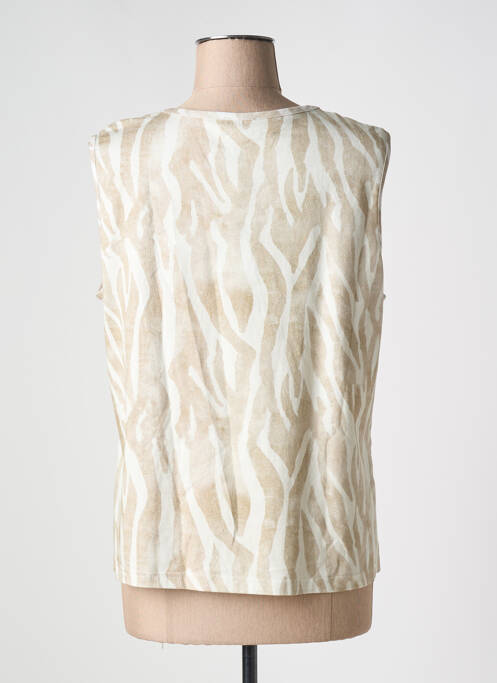 Débardeur beige JUSTWHITE pour femme