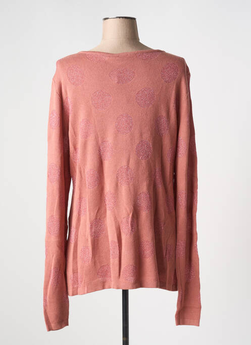 Pull tunique rose ICHI femme