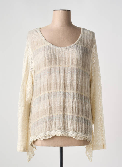 Top beige MARILU pour femme