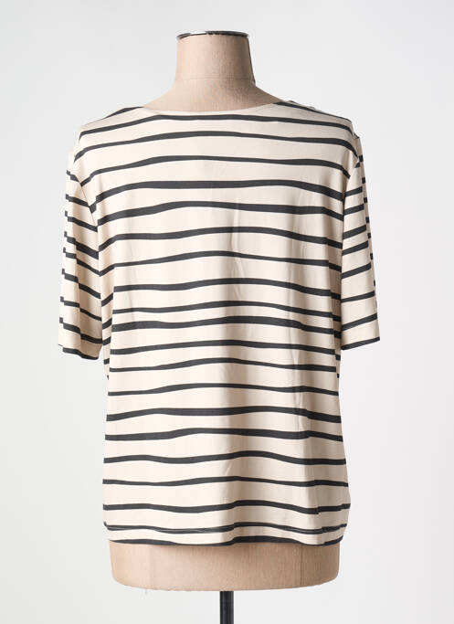 T-shirt beige EUGEN KLEIN pour femme