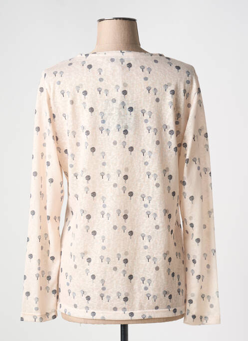 T-shirt beige POUSSIERE D'ETOLE pour femme