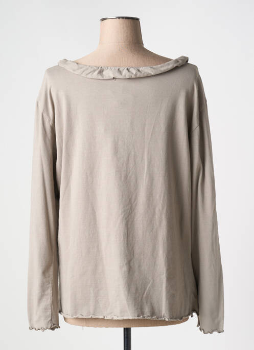 T-shirt gris AUREA VITA femme