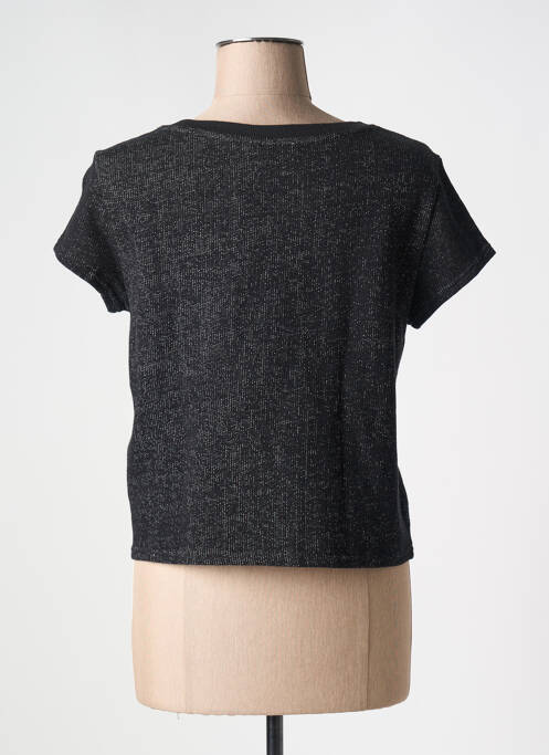 T-shirt noir MORGAN pour femme