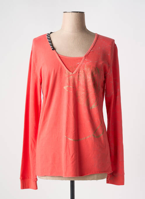 T-shirt rouge SWEATERHOUSE pour femme