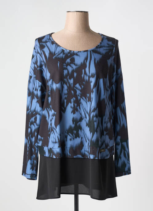 Tunique manches longues bleu 3322 pour femme