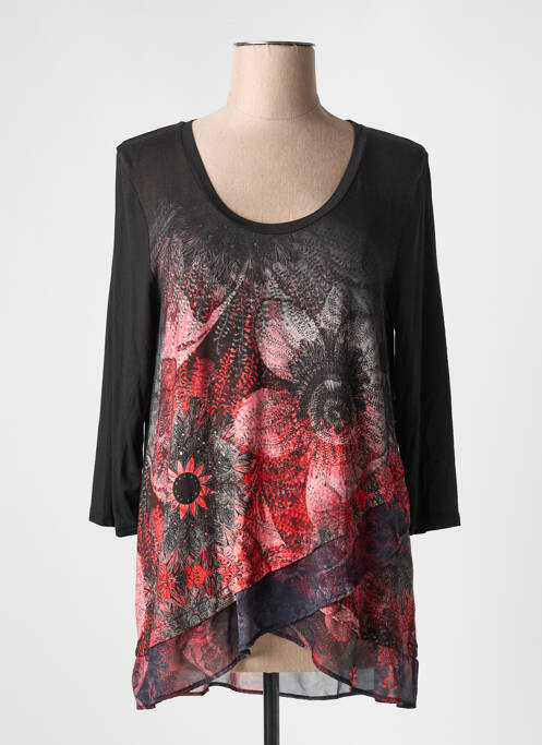 Tunique manches longues noir DESIGUAL pour femme