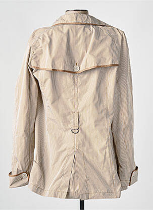 Imperméable manches longues sans capuche marron CONCEPT K femme