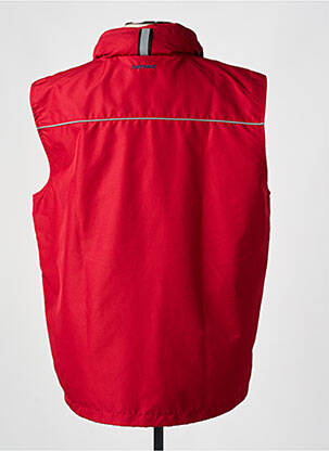 Doudoune poches a capuche rouge NAVIGARE femme