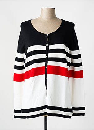 Gilet manches longues stretch noir PASSIONI femme