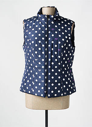 Doudoune poches sans capuche bleu EUGEN KLEIN femme