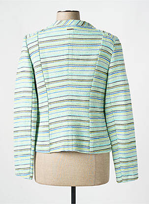 Veste chic col rond vert ONE STEP femme