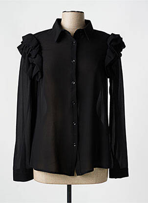 Chemisier coupe cintrée manches longues noir XT STUDIO femme