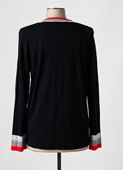 Gilet manches longues noir ELEONORA AMADEI pour femme seconde vue