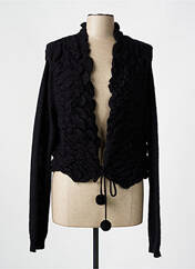 Gilet manches longues noir MYRINE ANTWERP pour femme seconde vue