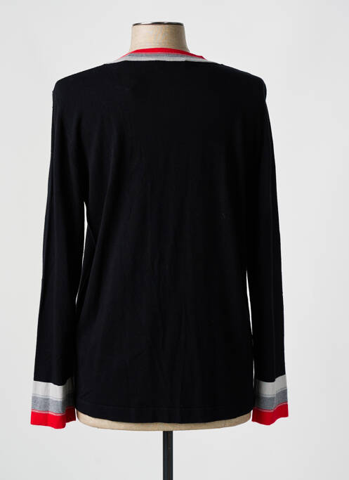 Gilet manches longues stretch noir ELEONORA AMADEI femme