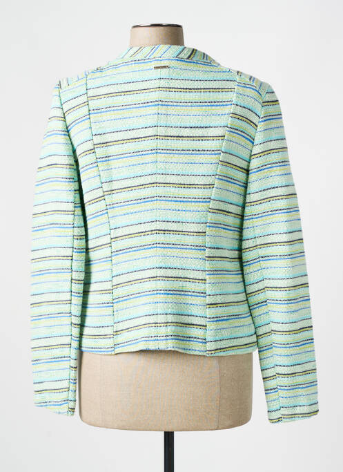 Veste chic col rond vert ONE STEP femme
