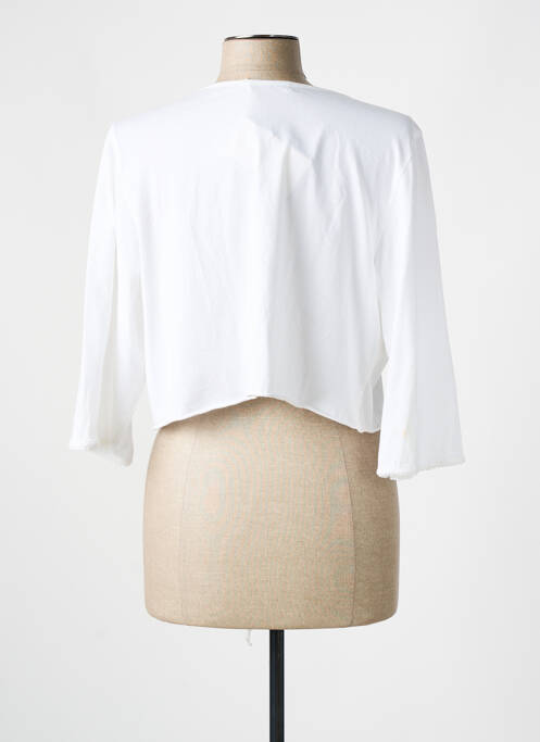 Gilet cache-cœur blanc MES SOEURS ET MOI pour femme