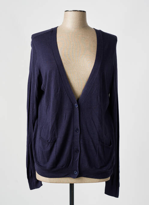 Gilet manches longues bleu KATMAI pour femme