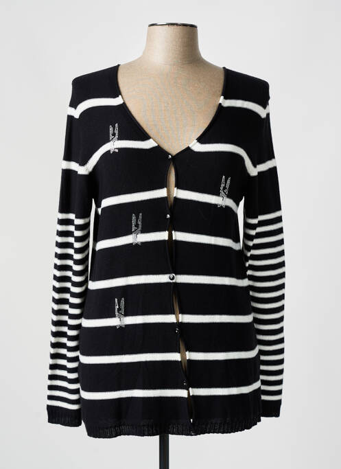 Gilet manches longues noir FUEGO WOMAN pour femme