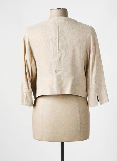 Veste chic beige POUSSIERE D'ETOLE pour femme