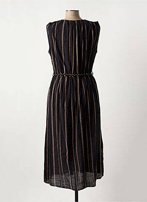 Robe longue sans manche sans manche noir MKT STUDIO femme