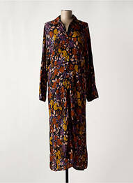 Robe longue manches longues manches longues noir LA FEE MARABOUTEE femme