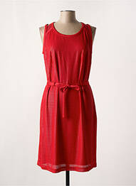 Robe mi-longue sans manche sans manche rouge EVA KAYAN femme