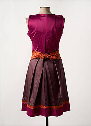 Robe mi-longue sans manche sans manche violet RINASCIMENTO femme