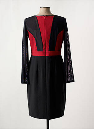 Robe pull coupe cintrée manches longues rouge DANIELA COOL femme