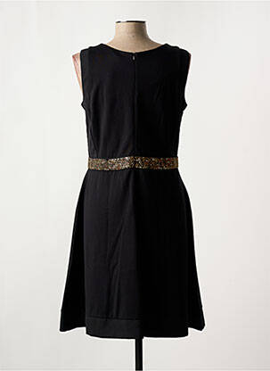 Robe mi-longue sans manche sans manche noir NIZA femme