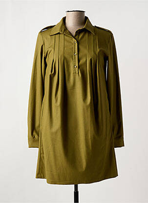 Robe courte manches longues manches longues vert TRUSSARDI JEANS femme