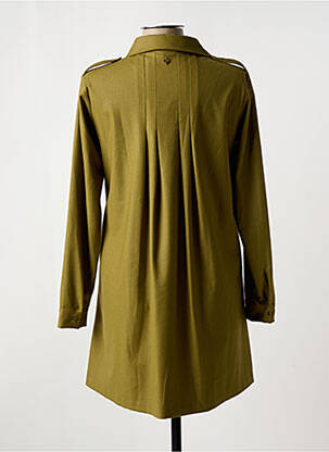 Robe courte manches longues manches longues vert TRUSSARDI JEANS femme