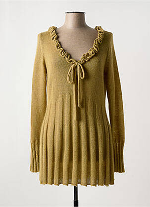 Pull tunique vert MYRINE ANTWERP pour femme