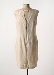 Robe mi-longue beige POUSSIERE D'ETOLE pour femme seconde vue