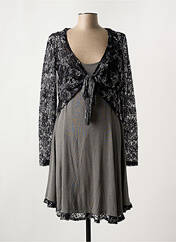 Robe mi-longue gris MYRINE & ME pour femme seconde vue