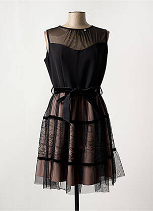 Robe mi-longue noir RINASCIMENTO pour femme