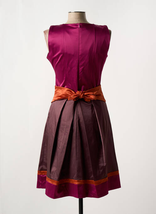 Robe mi-longue sans manche sans manche violet RINASCIMENTO femme