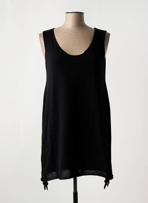 Pull tunique noir CREA CONCEPT pour femme