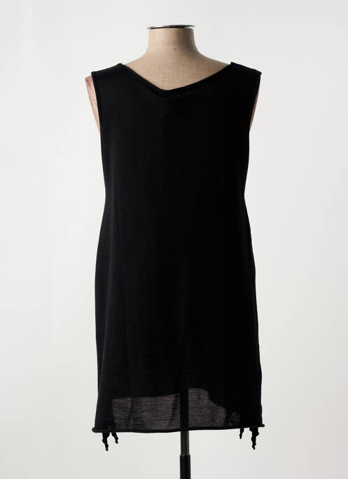 Pull tunique noir CREA CONCEPT pour femme