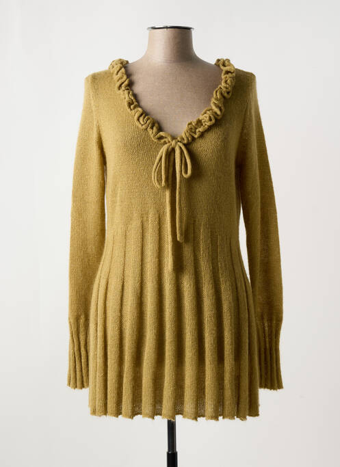 Pull tunique vert MYRINE ANTWERP pour femme