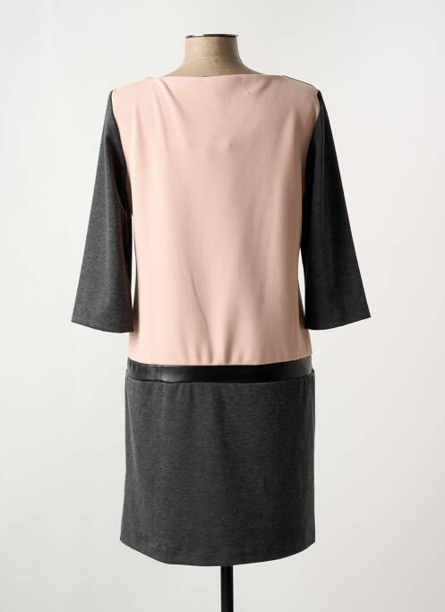 Robe courte gris POUSSIERE D'ETOLE pour femme
