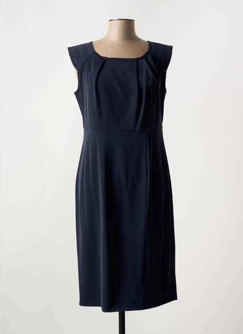 Robe mi-longue bleu DIANA GALLESI pour femme