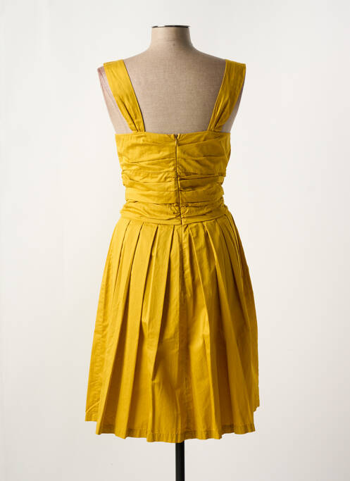 Robe mi-longue jaune FAIRLY pour femme