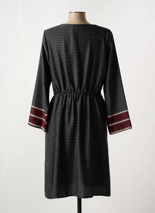 Robe mi-longue noir LA FEE MARABOUTEE pour femme