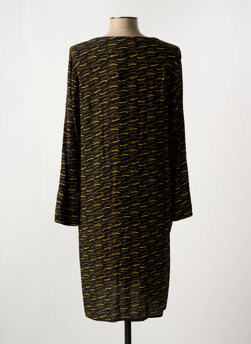 Robe mi-longue noir LA FEE MARABOUTEE pour femme